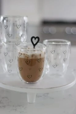 Set Of 4 Double Wall Glasses – Open Multi Heart/Black 7 Set Of 4 Double Wall Glasses – Open Multi Heart/Black -Pretty Little Home IMG 2897