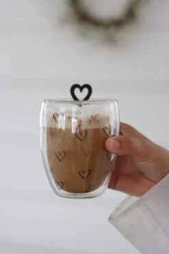 Set Of 4 Double Wall Glasses – Open Multi Heart/Black 9 Set Of 4 Double Wall Glasses – Open Multi Heart/Black -Pretty Little Home IMG 2898