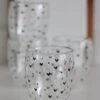 Set Of 4 Double Wall Glasses – Small Closer Heart/Black