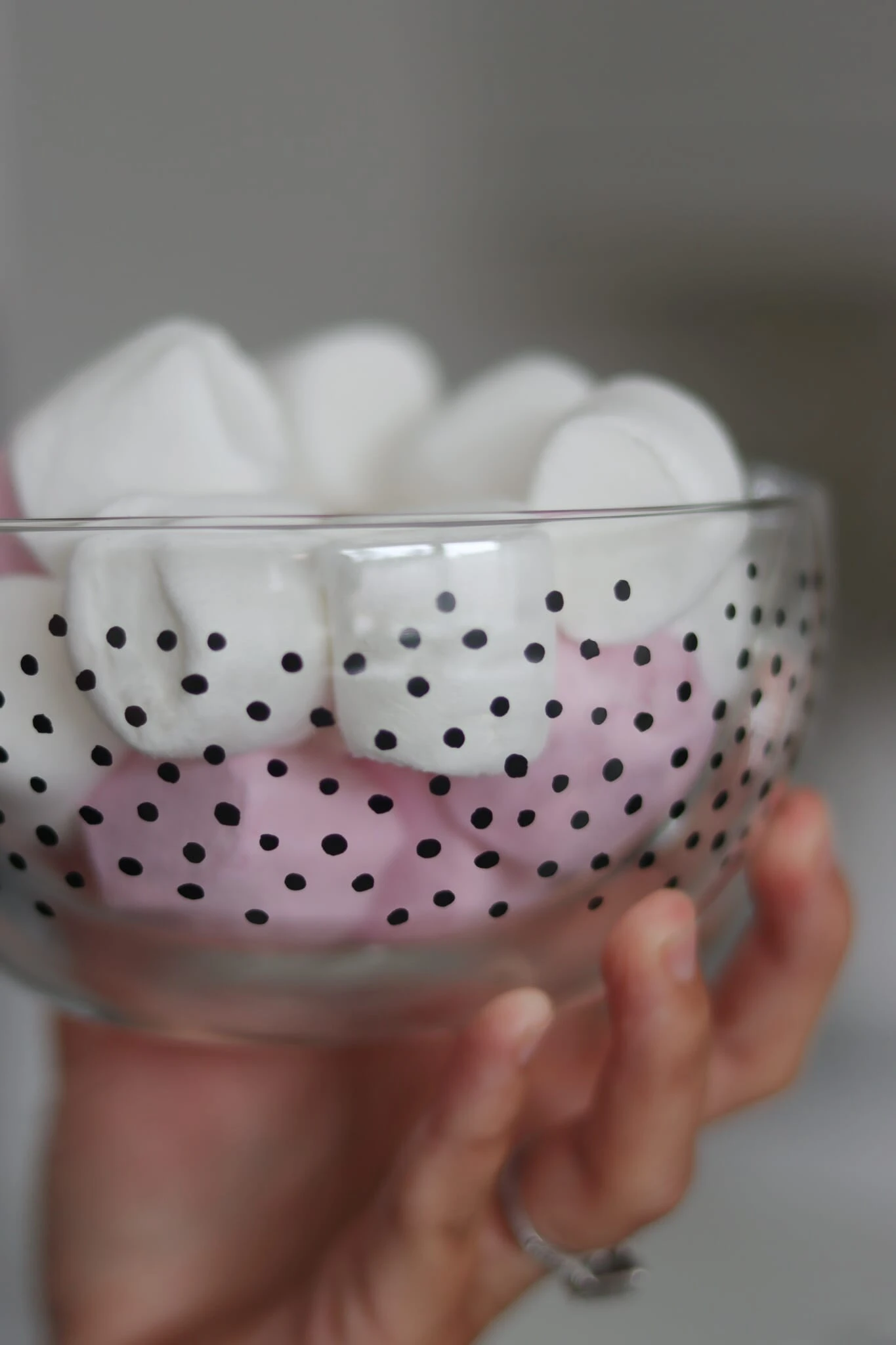 Double Wall Glass Bowl – Black/Cosmos 2 Double Wall Glass Bowl – Black/Cosmos - Image 2