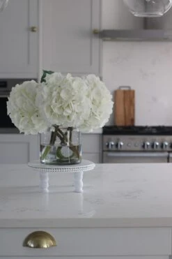 Beaded Raised Round Tray-White -Pretty Little Home IMG 3120