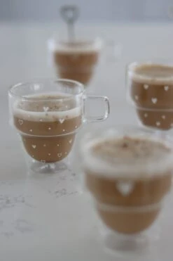 Double Wall Glass Stacking Mugs – White Hearts -Pretty Little Home IMG 3147 2