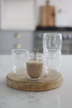 Set Of 4 Double Wall Glasses – Cosmos White