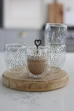Set Of 4 Cosmos Double Wall Glasses – Black -Pretty Little Home IMG 3193 2
