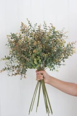 Artificial Eucalyptus Spray – Green Hues