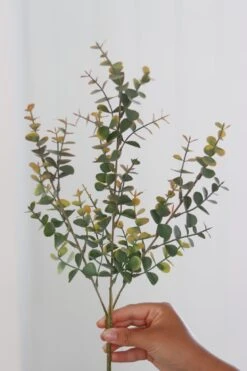 Artificial Eucalyptus Spray – Green Hues -Pretty Little Home IMG 3497 2