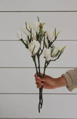 Faux Magnolia Stem -Pretty Little Home IMG 3561