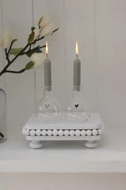 Glass Bud Vase – Set 2 Round Hearts -Pretty Little Home IMG 3659