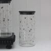 Set 3 Bamboo Jars – Hearts&Dots Black Lid 1400ml