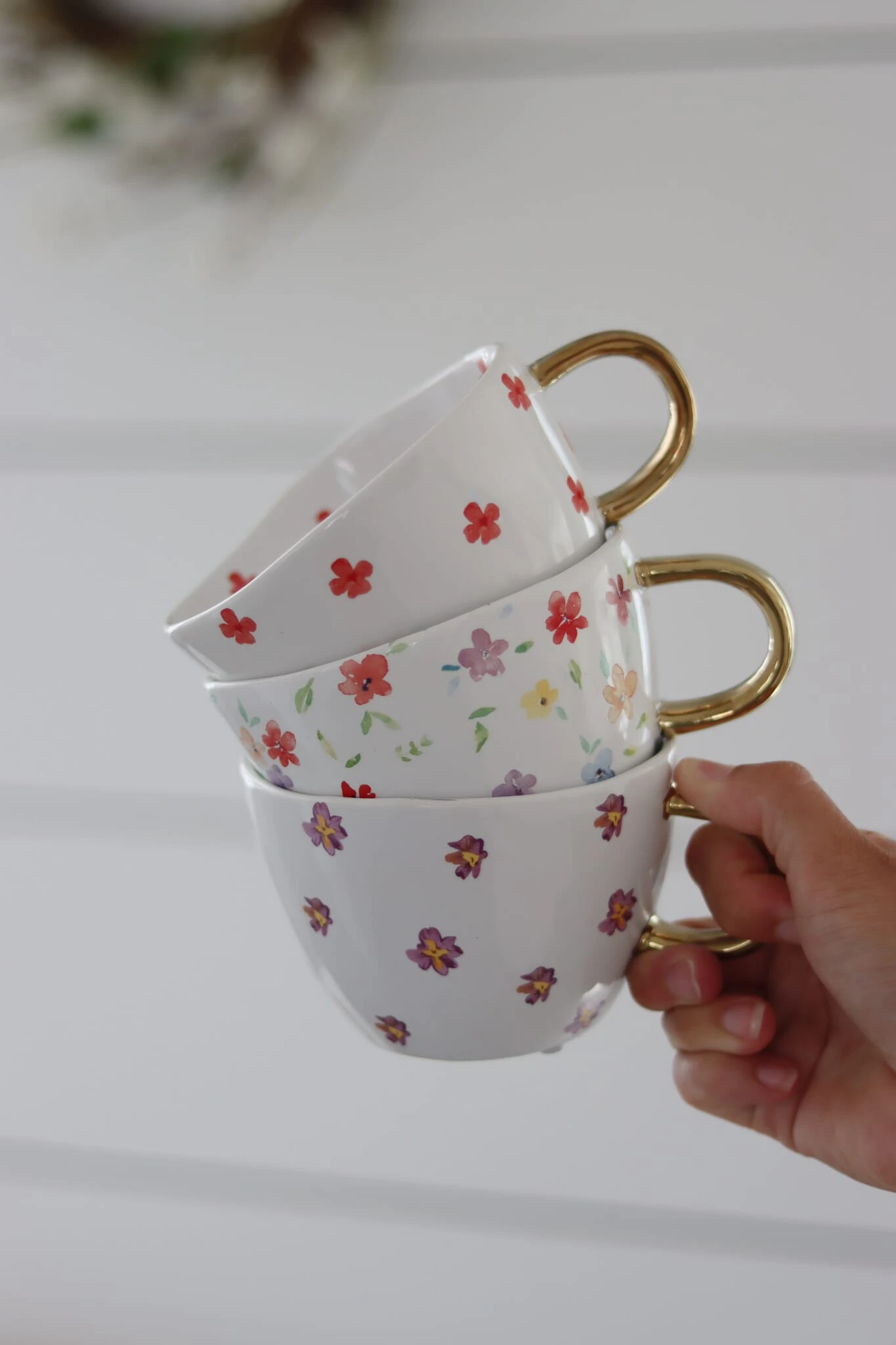 Irregular Flower Mug- Pink Daisy 1 Irregular Flower Mug- Pink Daisy