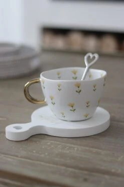 Irregular Flower Mug- Early Autumn