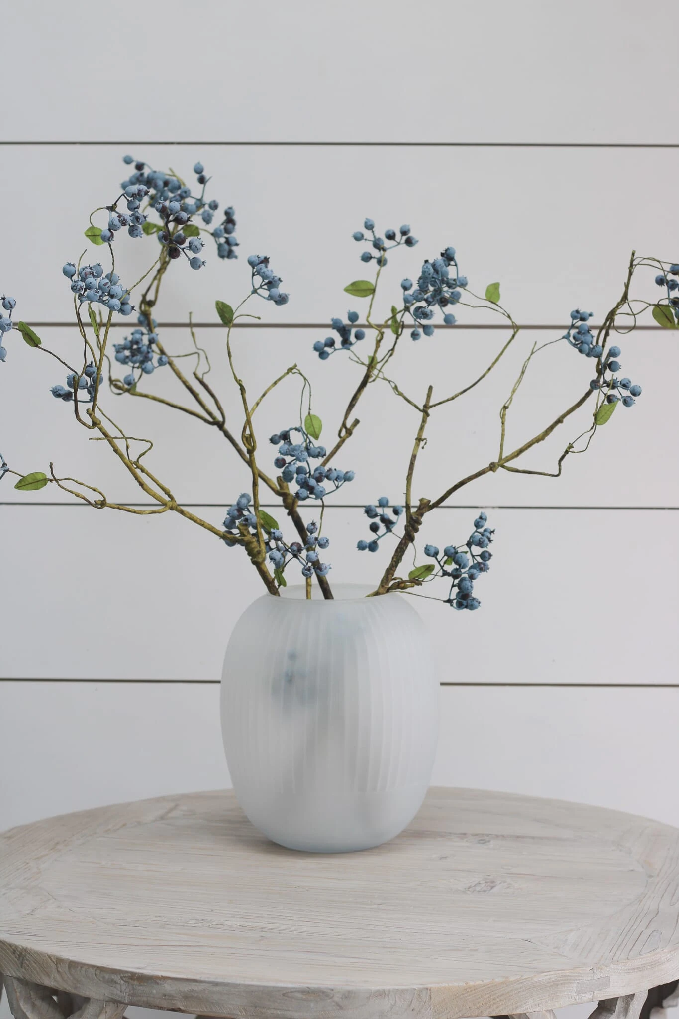 Faux Blue Berry Stem 1 Faux Blue Berry Stem