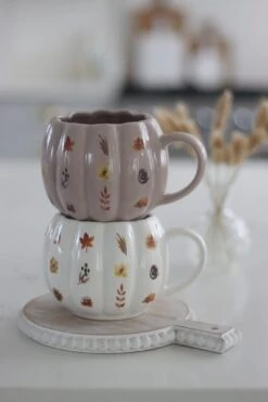 Large Pumpkin Mug – Floral/Autumn -Pretty Little Home IMG 3898 3