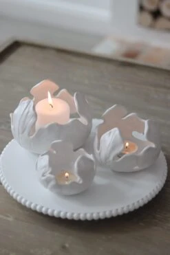 Set Of 3 Leaf Candle Holders -Pretty Little Home IMG 4030 2