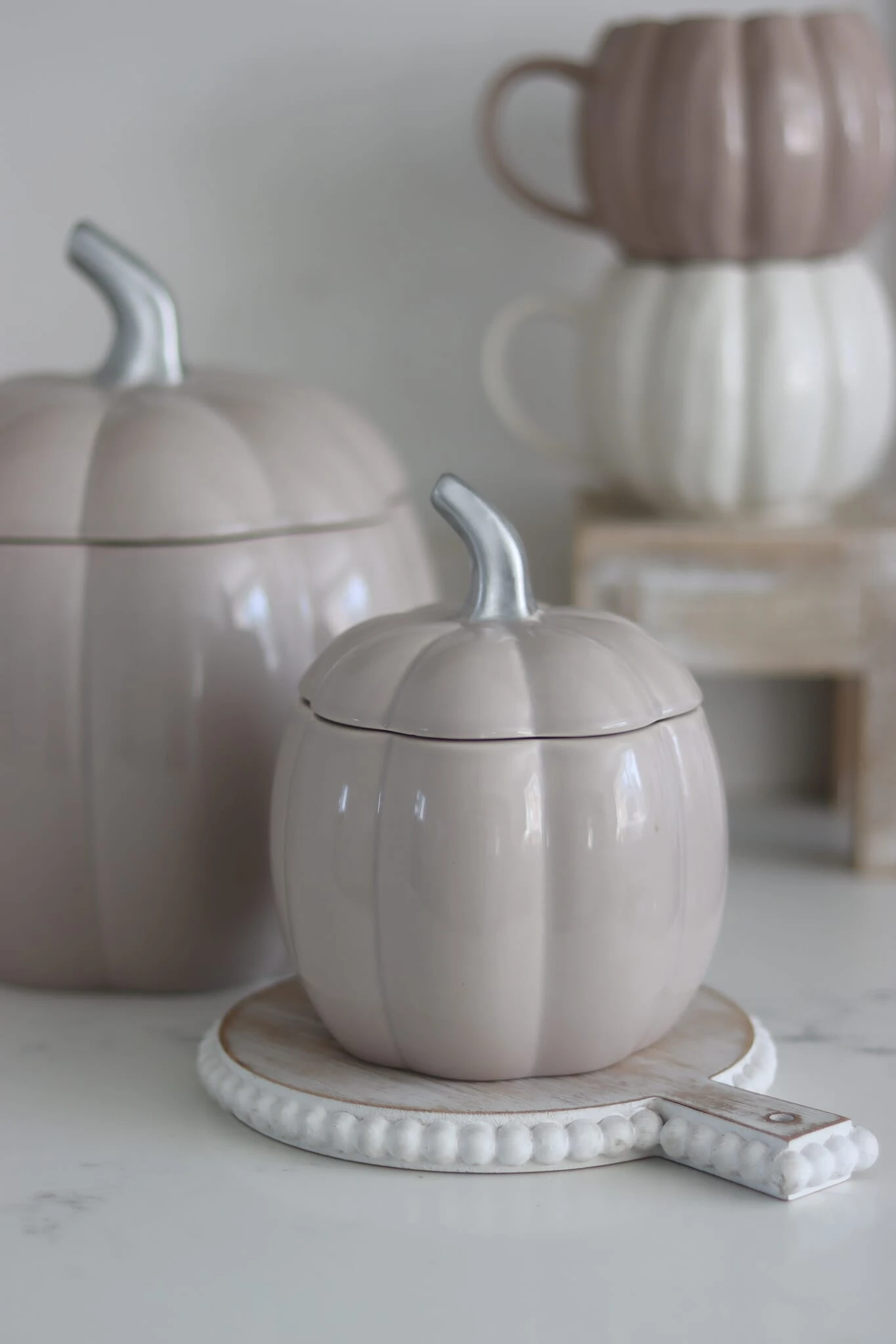Ceramic Pumpkin Jar – Bundle/Autumn 3 Ceramic Pumpkin Jar – Bundle/Autumn - Image 3