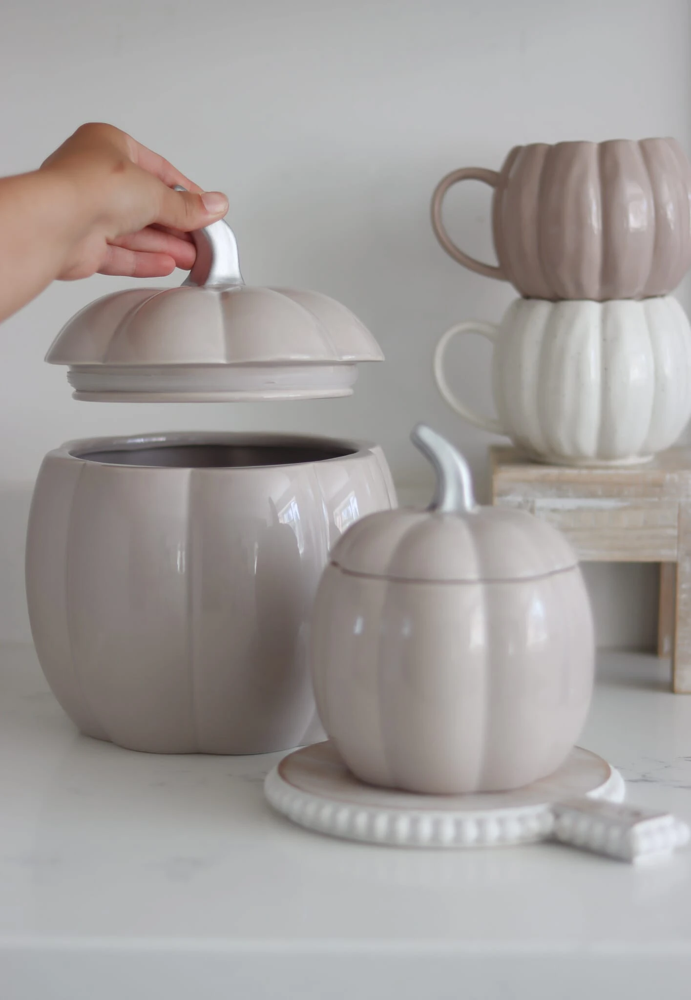 Ceramic Pumpkin Jar – Bundle/Autumn 1 Ceramic Pumpkin Jar – Bundle/Autumn