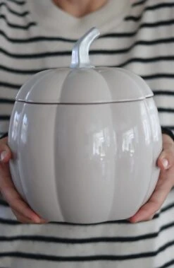 Large Ceramic Pumpkin Jar – Autumn