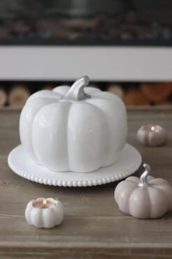 Beaded Lazy Susan – White -Pretty Little Home IMG 4828 2