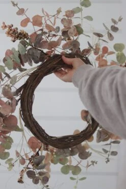 Light Eucalyptus Berries – Autumn Wreath -Pretty Little Home IMG 4835 2