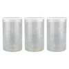 Set 3 Bamboo Storage Jars – Hearts&Dots White Lid 1000ml
