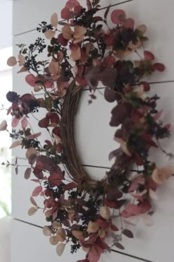 Purple Berry Eucalyptus – Autumn Wreath -Pretty Little Home IMG 4891