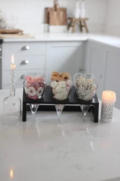 Glass Heart Snacking Station – Black -Pretty Little Home IMG 5033