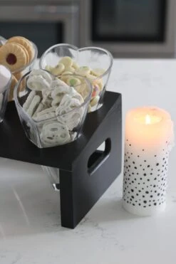 Glass Heart Snacking Station – Black -Pretty Little Home IMG 5036