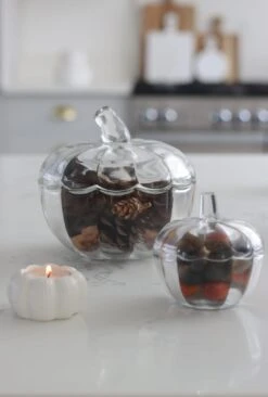 Glass Pumpkin Jars – Bundle