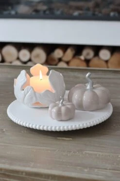 Beaded Lazy Susan – White