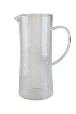 Polka Dot Glass Jug -Pretty Little Home IMG 5346