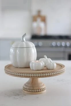 Wooden Cake Stand – Natural -Pretty Little Home IMG 5437 2