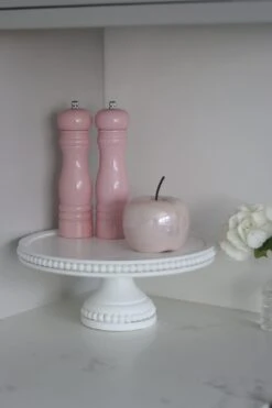 Wooden Cake Stand – White -Pretty Little Home IMG 5527 2