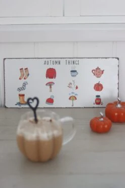 Autumn Feels Metal Sign 7 Autumn Feels Metal Sign -Pretty Little Home IMG 5654 2