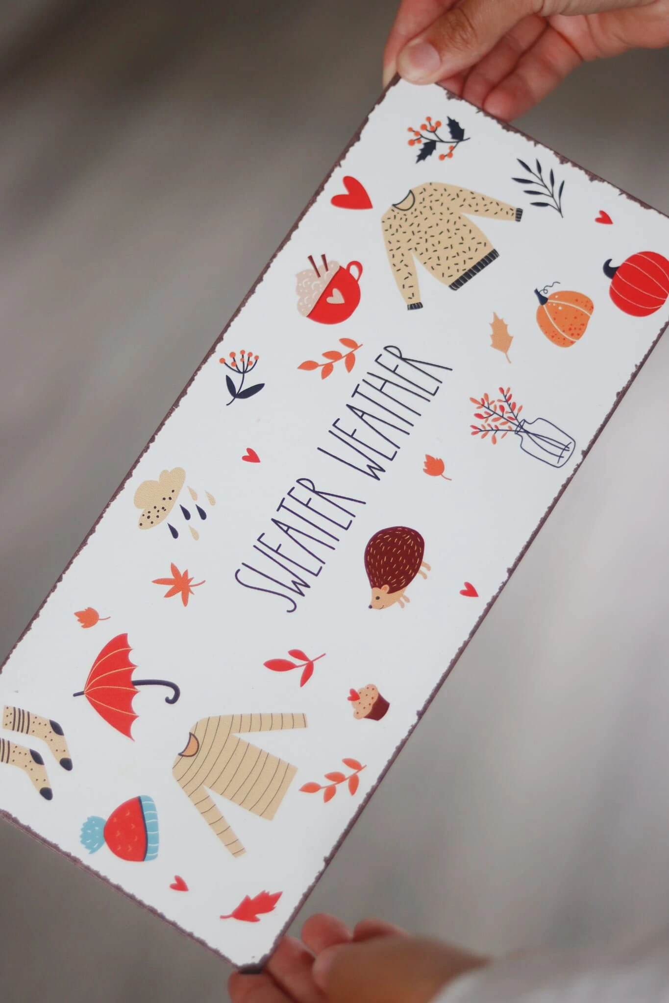 Sweater Weather Metal Sign 4 Sweater Weather Metal Sign - Image 4