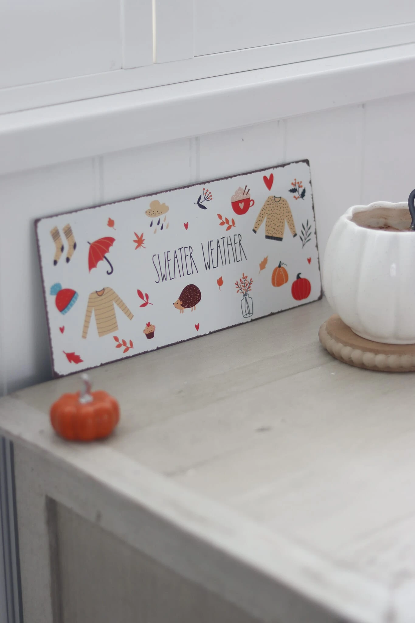 Sweater Weather Metal Sign 3 Sweater Weather Metal Sign - Image 3