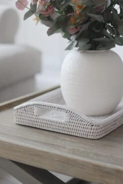 Rattan Tray – White -Pretty Little Home IMG 5809 2