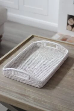 Rattan Tray – White -Pretty Little Home IMG 5817 2
