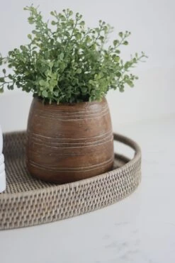 Rattan Tray Oval – Natural -Pretty Little Home IMG 5865 2