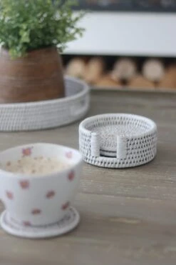 Rattan Coasters – White -Pretty Little Home IMG 5895 2