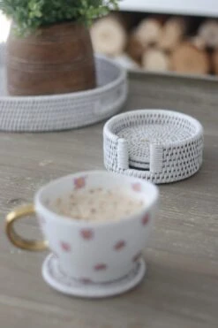 Rattan Coasters – White -Pretty Little Home IMG 5898 2
