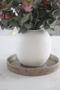Round Rattan Serving Tray – Natural -Pretty Little Home IMG 5917 2