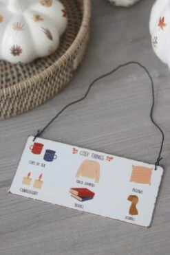 Cosy Things Mini Metal Sign