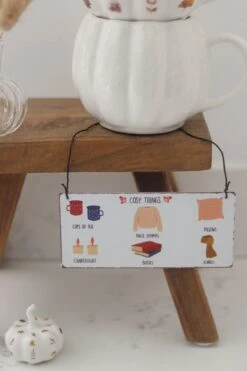Cosy Things Mini Metal Sign -Pretty Little Home IMG 6213 2