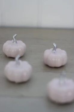 Ceramic Pumpkin Light Pink/Silver – Tiny 4PC -Pretty Little Home IMG 6350 2.jpeg3