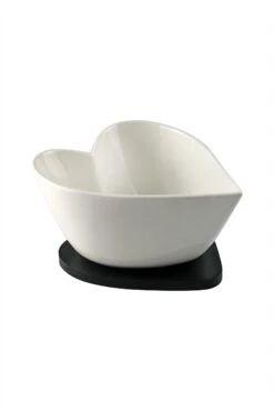 Heart Serving Bowl – Black