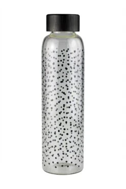 Glass Water Bottle – Black Cosmos -Pretty Little Home IMG 6639