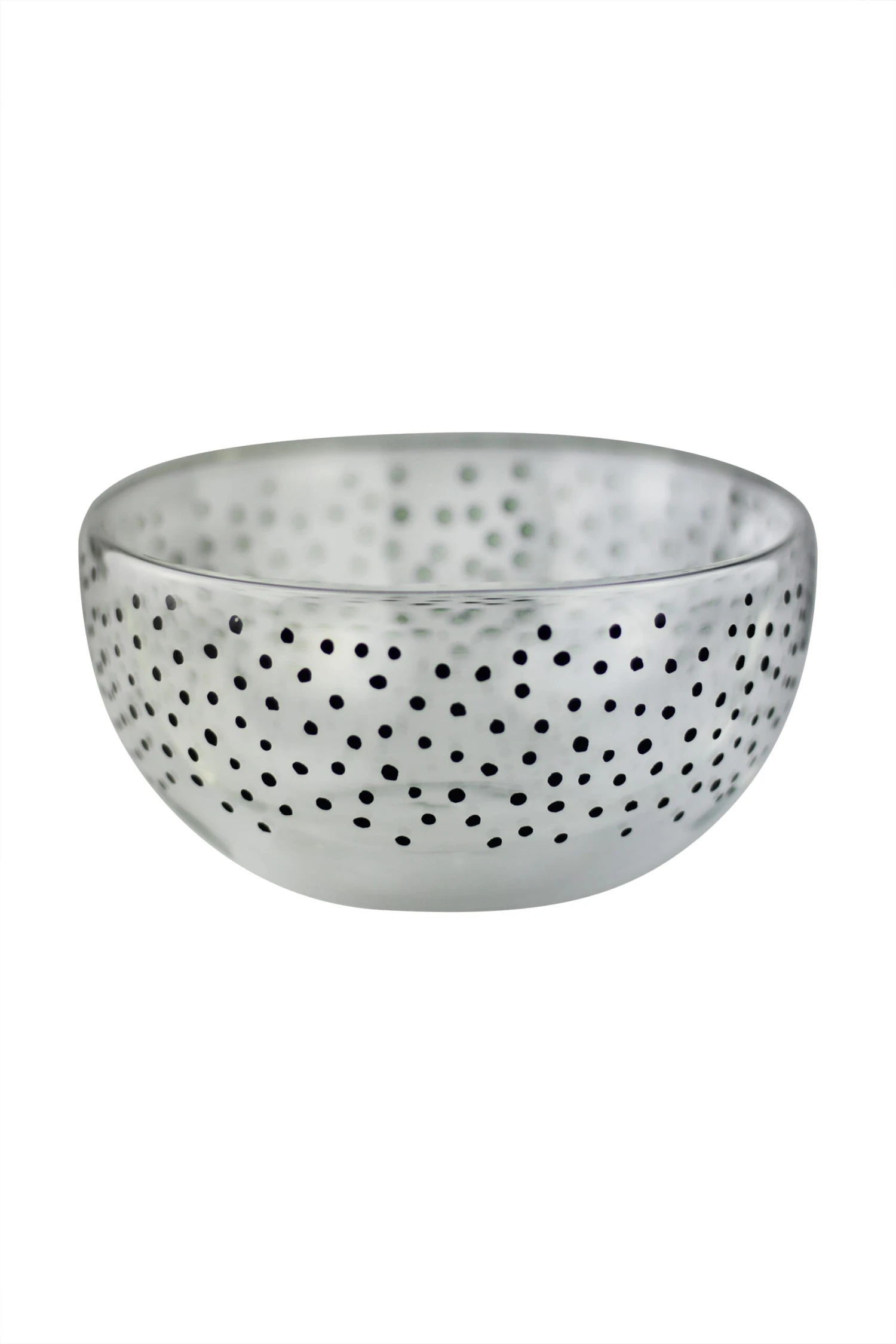 Double Wall Glass Bowl – Black/Cosmos 6 Double Wall Glass Bowl – Black/Cosmos - Image 6