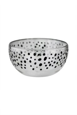 Double Wall Glass Bowl – Black/Polka 9 Double Wall Glass Bowl – Black/Polka -Pretty Little Home IMG 6712