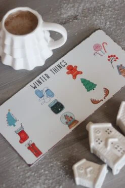 Winter Things Metal Sign