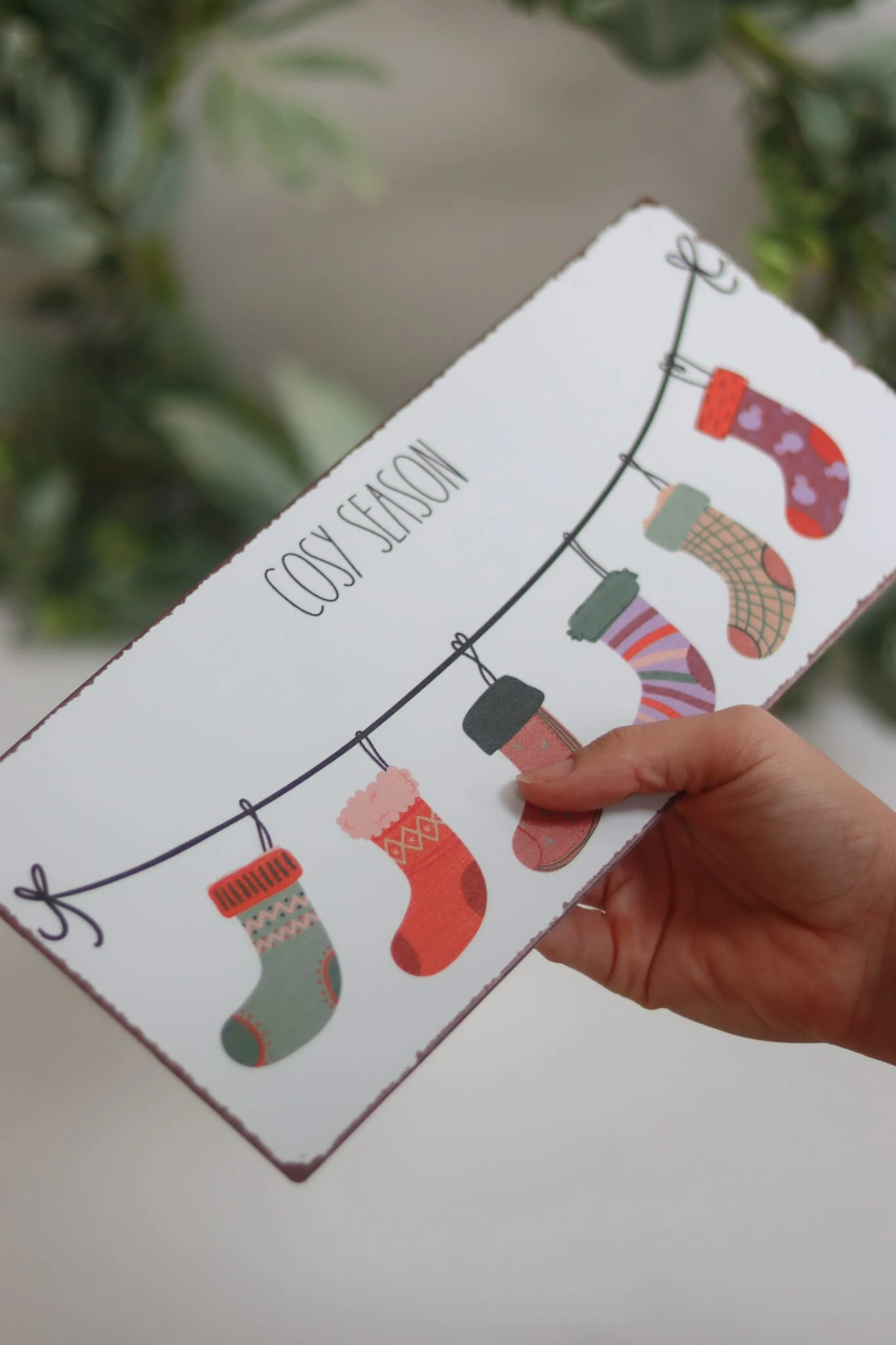 Cosy Season Metal Sign 2 Cosy Season Metal Sign - Image 2